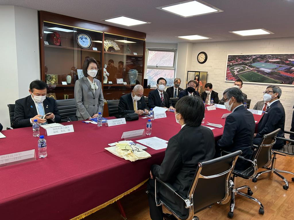 Fortalecimiento de los lazos de amisad con la prefectura de Fukuoka