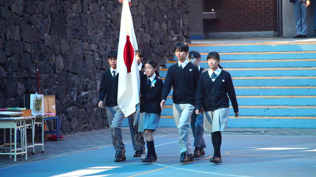 エスコルタ　日本国旗